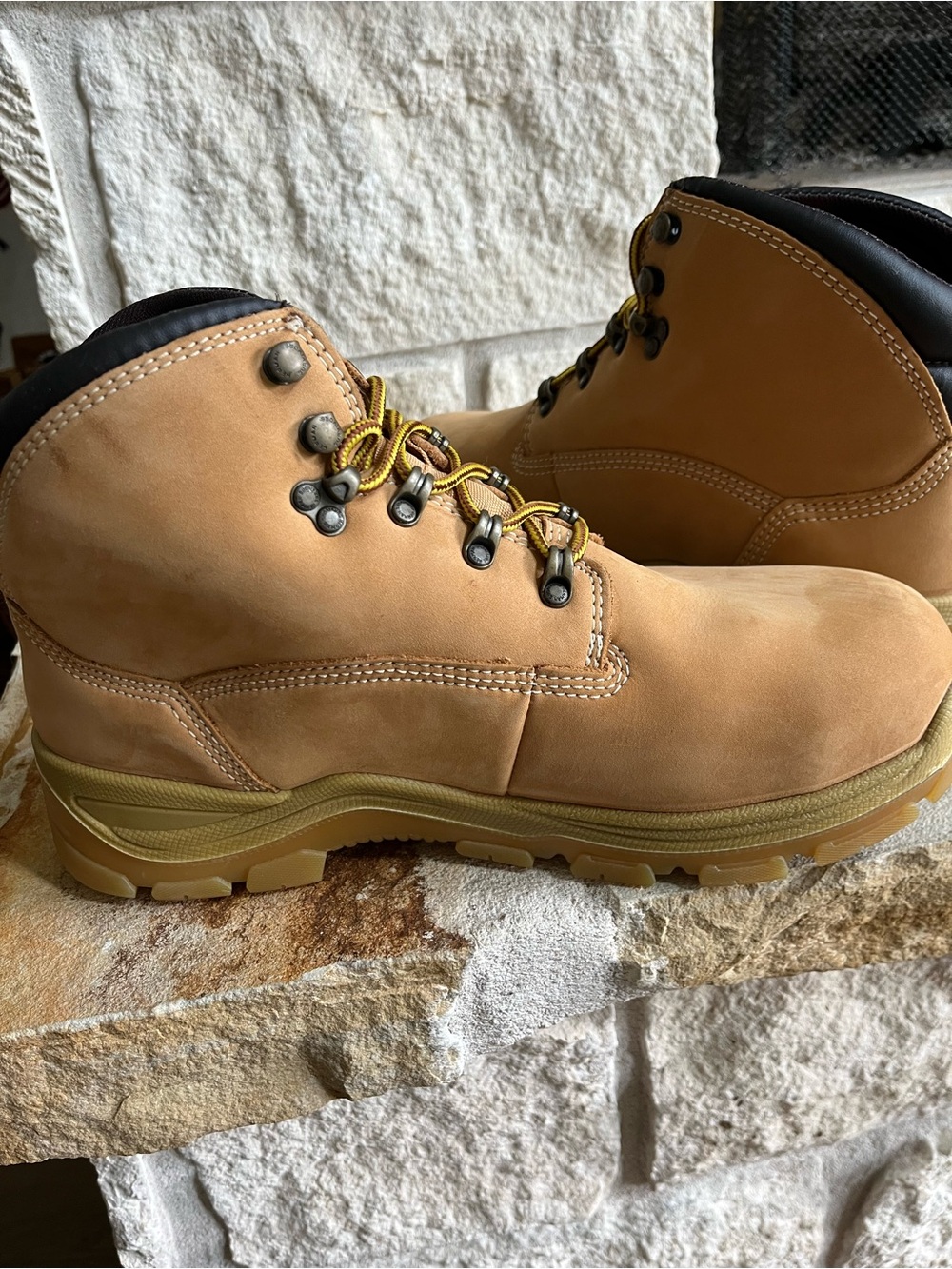 Herman Survivors Tan Work Boots NIB - Picture 5 of 12